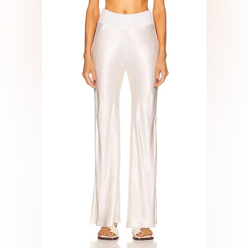 Enza Costa Satin bias cut pants size 1